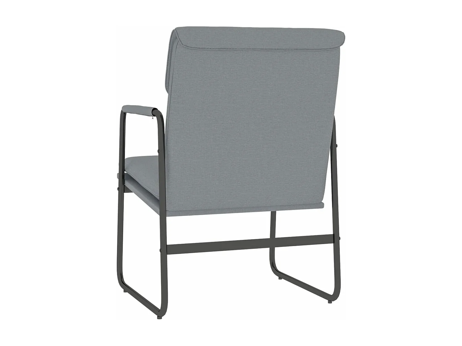 Chaise longue Gris clair 55x64x80 cm Tissu