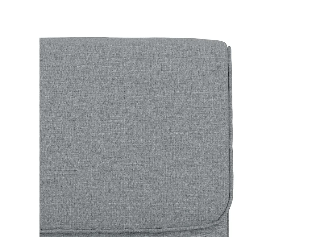 Loungestoel 55x64x80 cm stof lichtgrijs