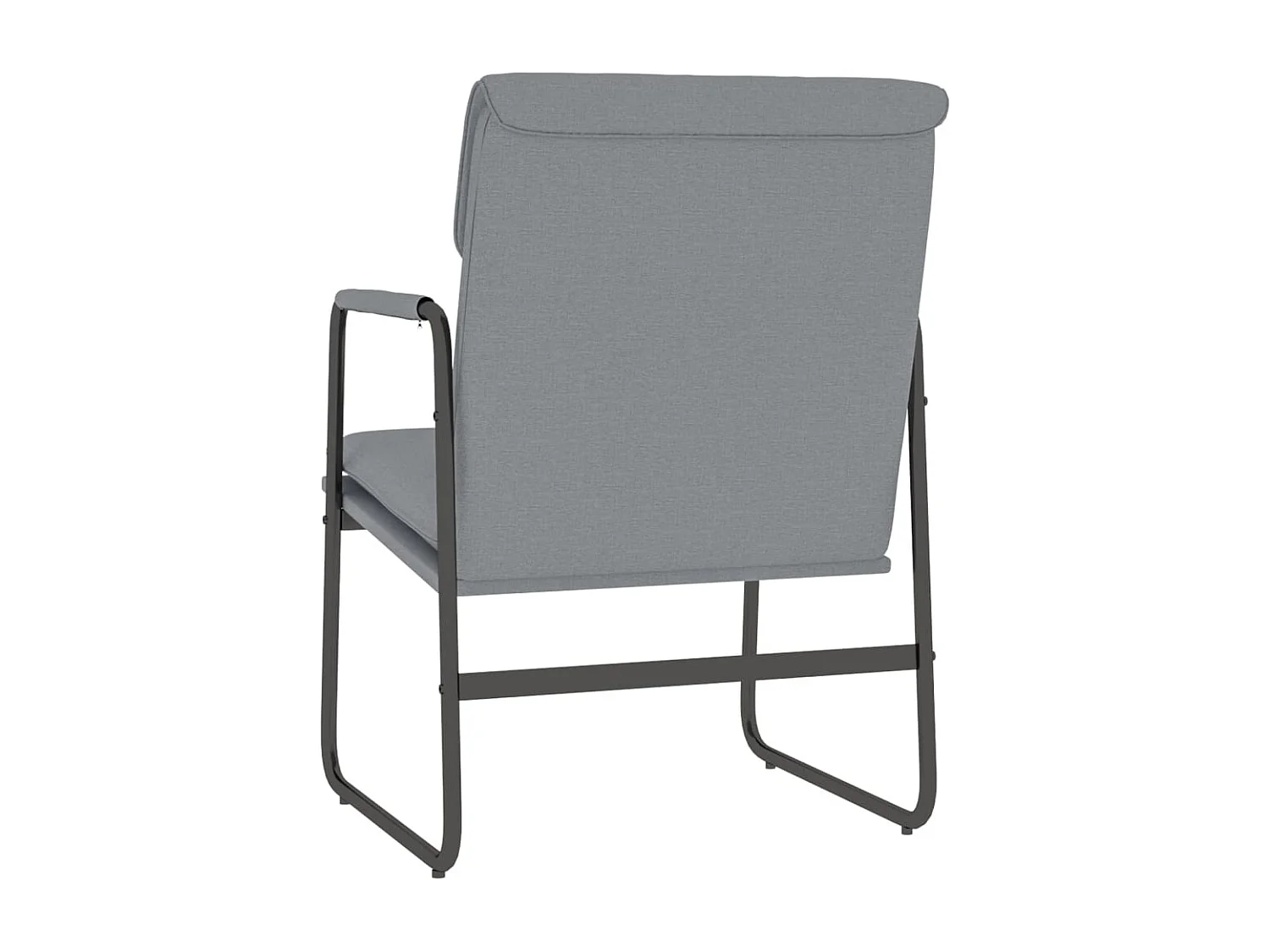 Chaise longue Gris clair 55x64x80 cm Tissu