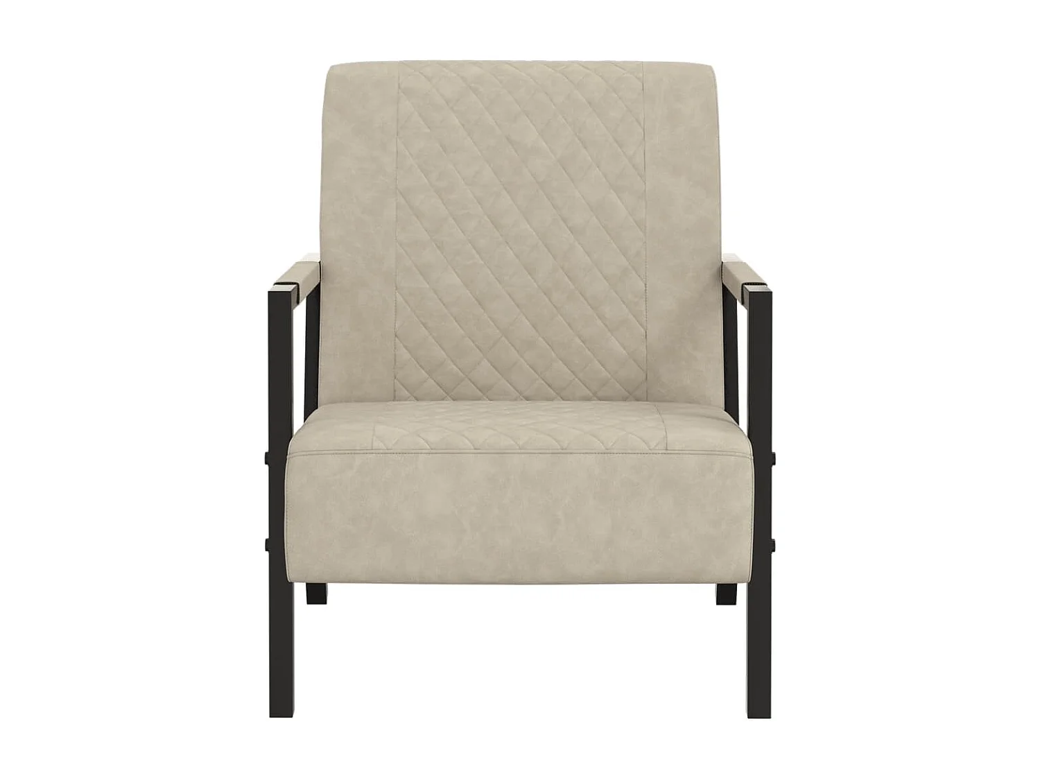 Fauteuil Gris clair Similicuir