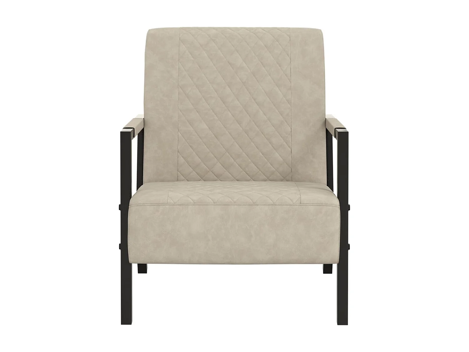 Fauteuil Gris clair Similicuir