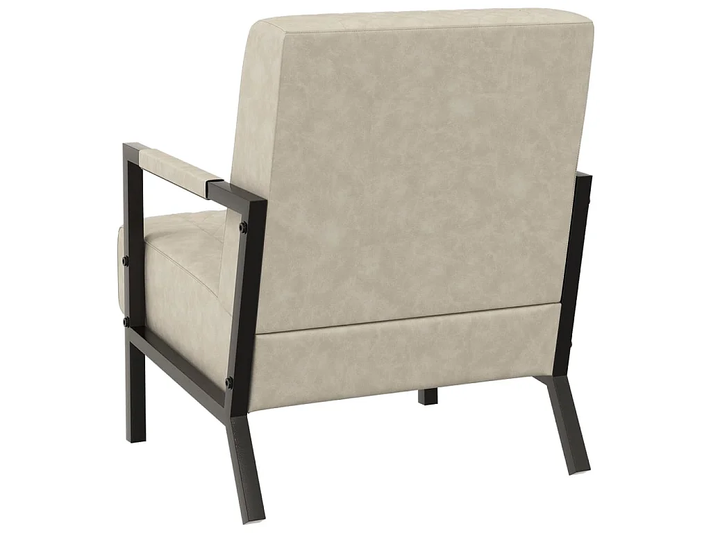 Poltrona Grigio Chiaro in Similpelle