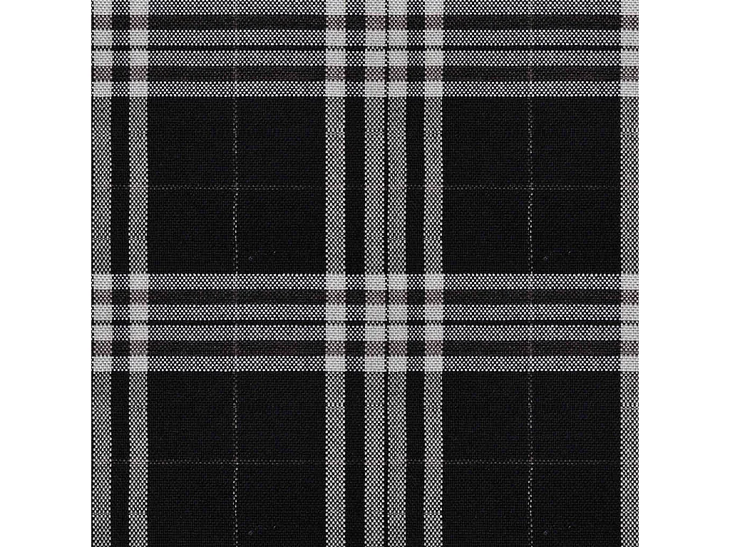 Fauteuil avec coussin Noir Tissu