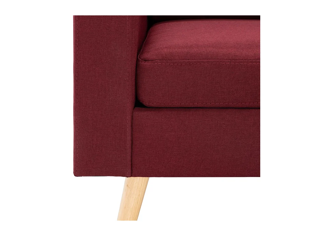 Sessel Weinrot Stoff