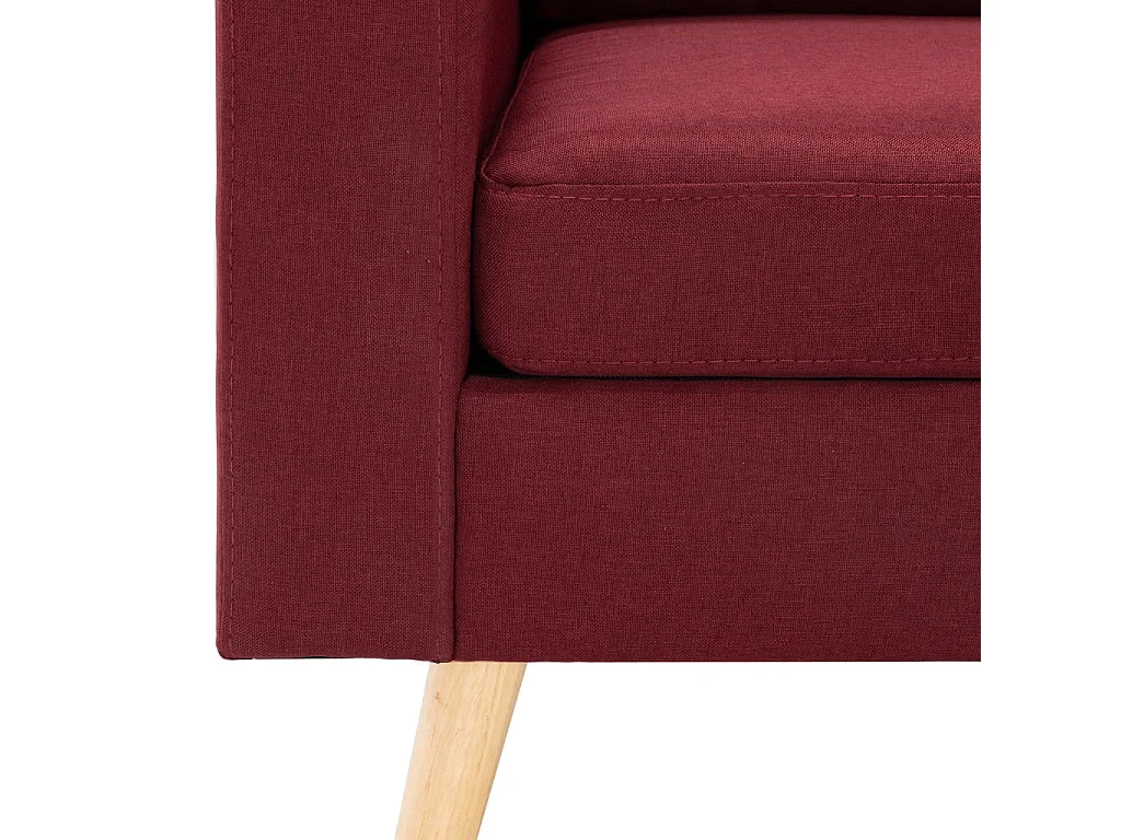 Sessel Weinrot Stoff