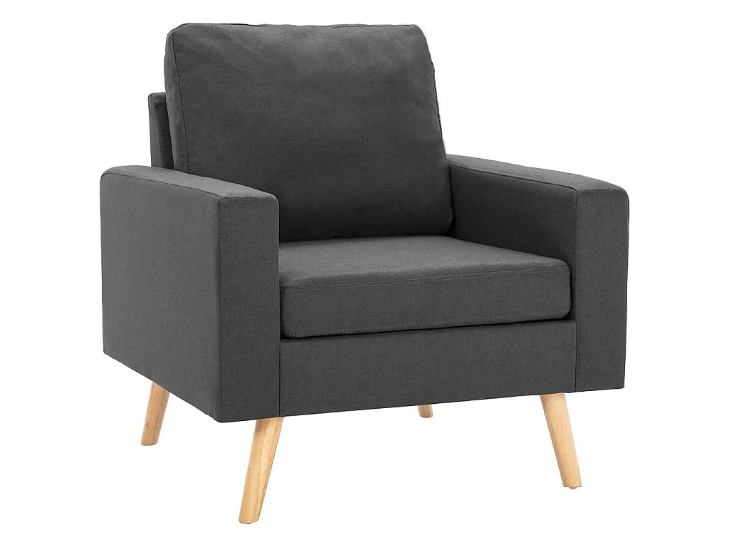 Sessel Dunkelgrau Stoff