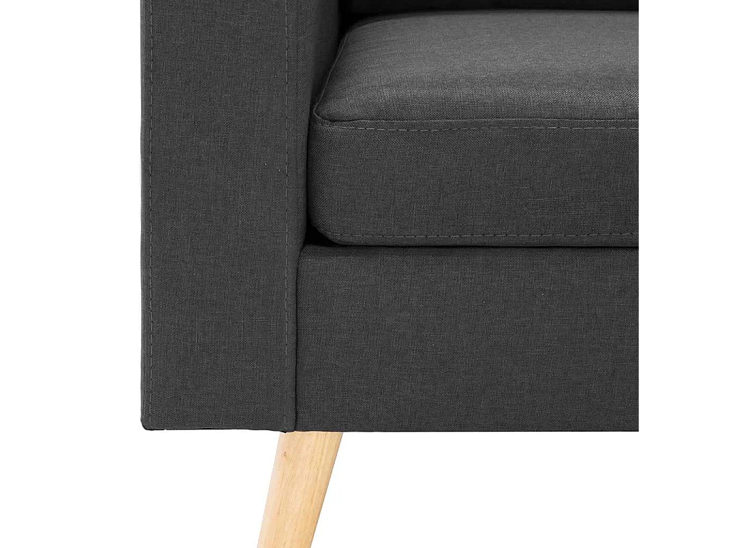 Sessel Dunkelgrau Stoff