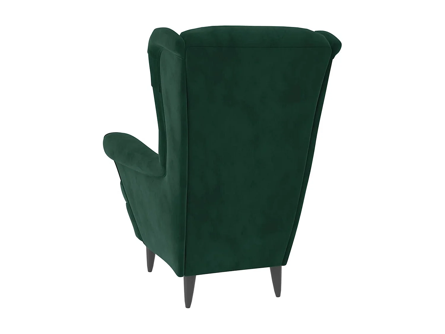Fauteuil fluweel donkergroen