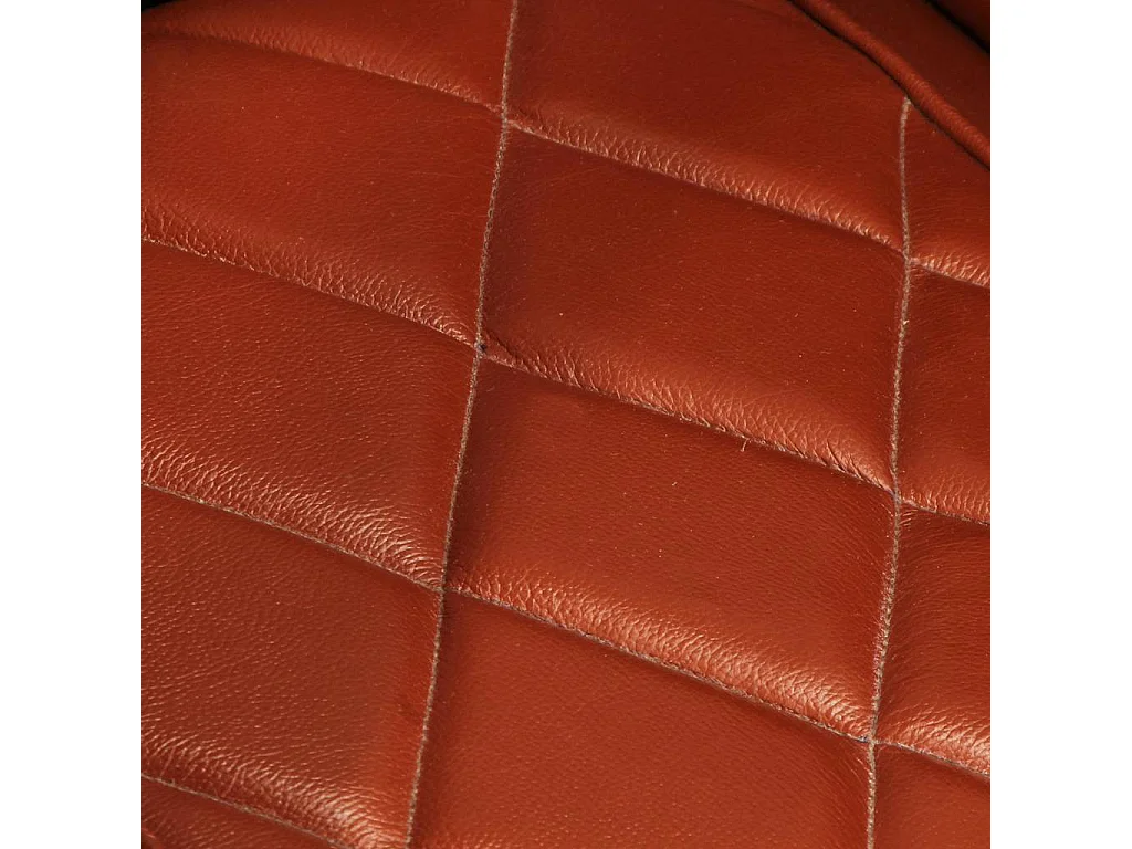 Chaise cabriolet marron Cuir véritable de chèvre
