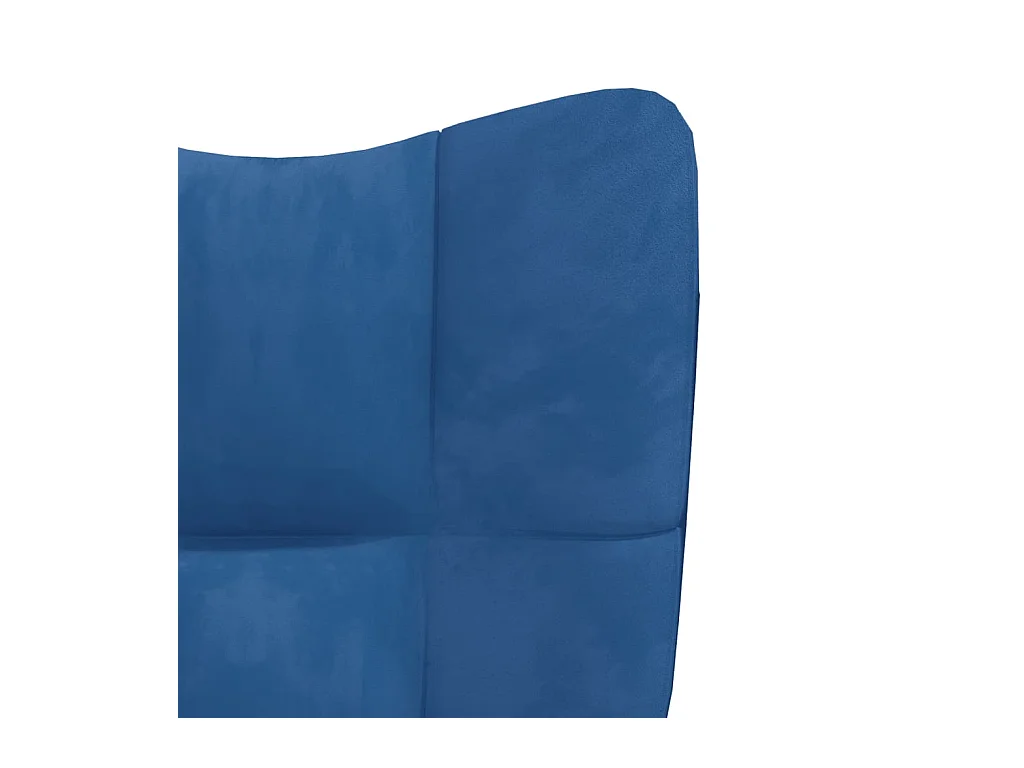 Relaxsessel Blau Samt