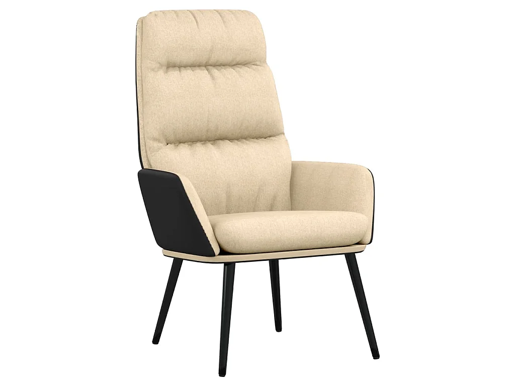 Relaxsessel Creme Stoff