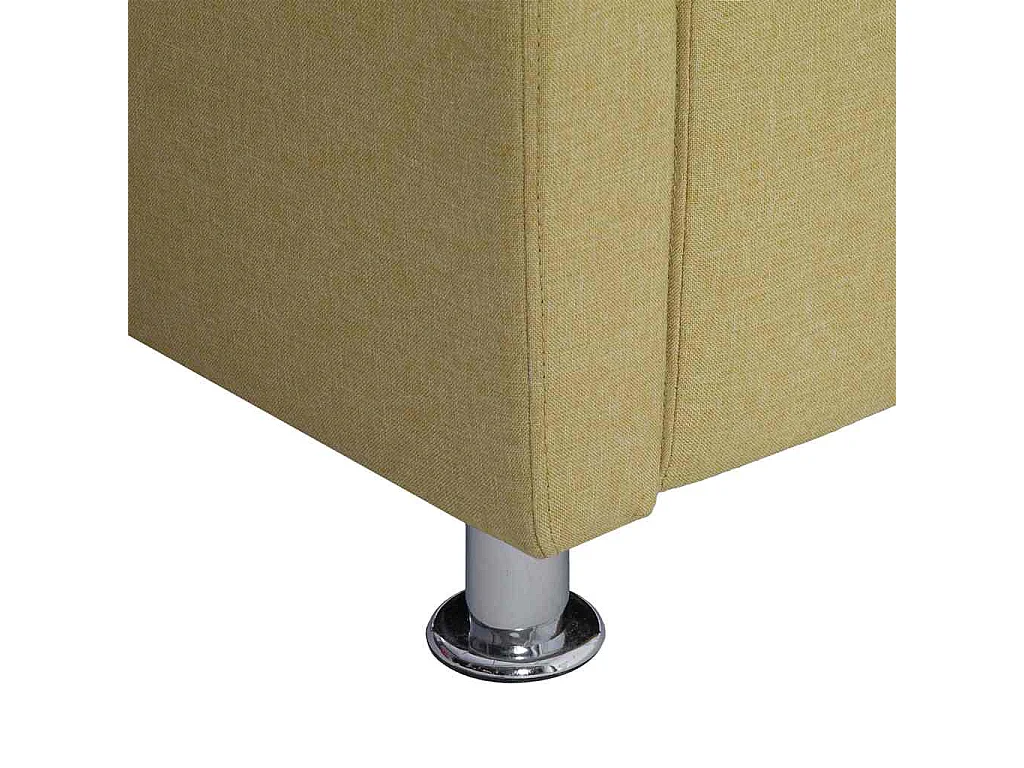 Fauteuil cube Vert Tissu