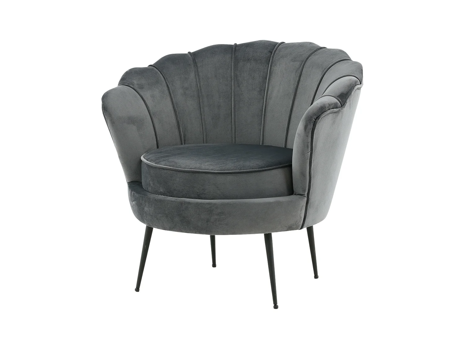 Fauteuil CALAIS AC 1NOS 83x77x45 Grisfoncé