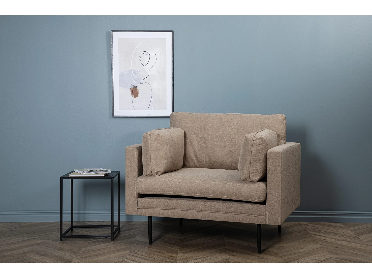 Fauteuil BOOM AC 1NOS 110x86x84 Bruin