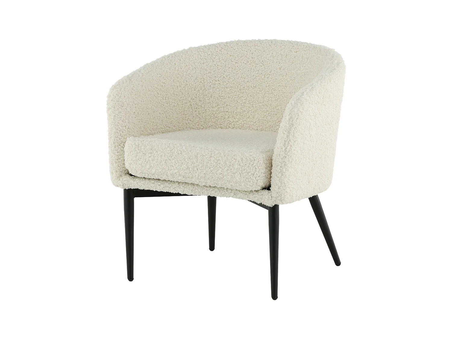 Fauteuil FLUFFY AC 1NOS 66x64x71 Blanc