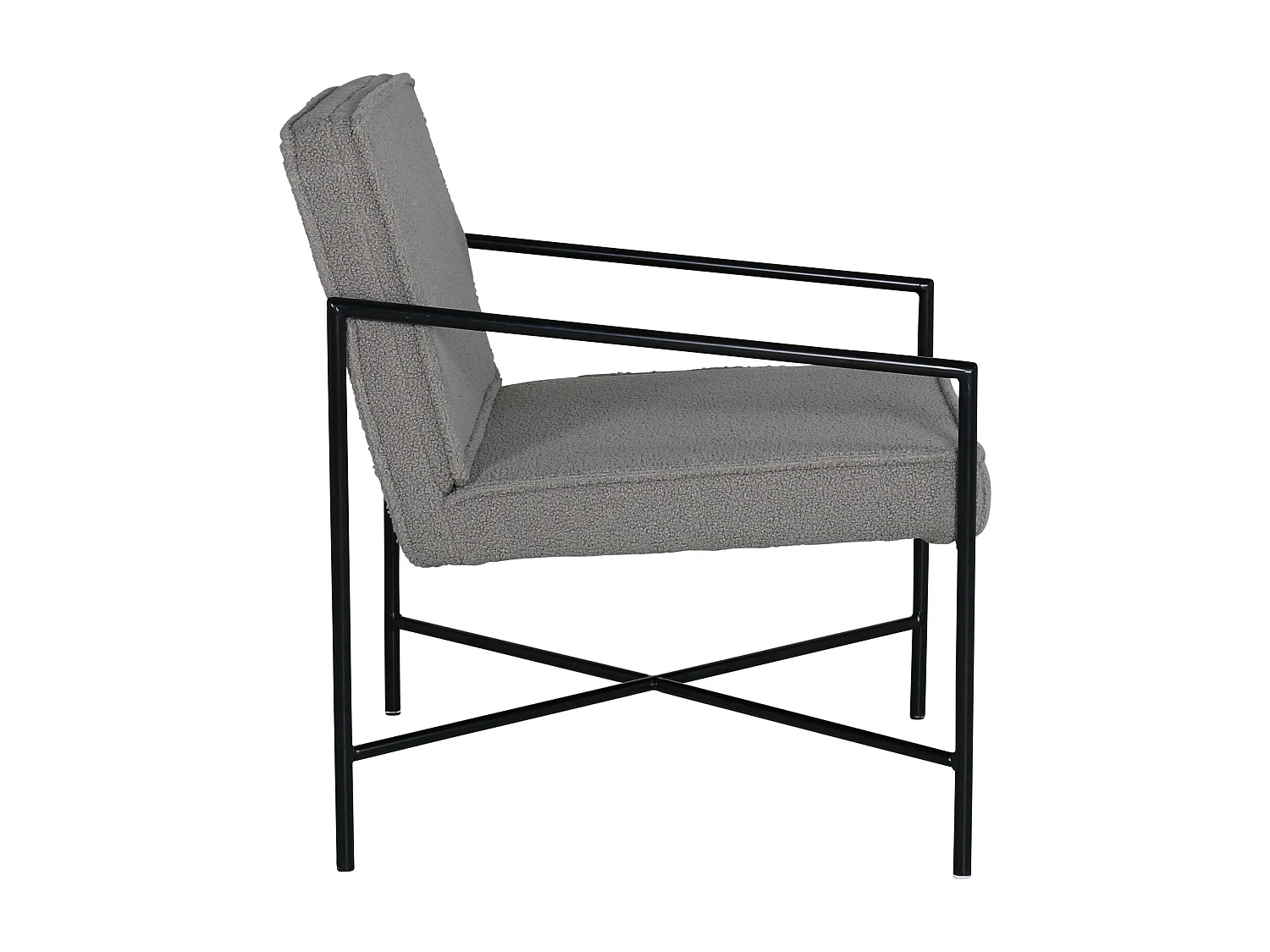 Fauteuil RAKEL AC 1NOS 66x65x78 Grijs