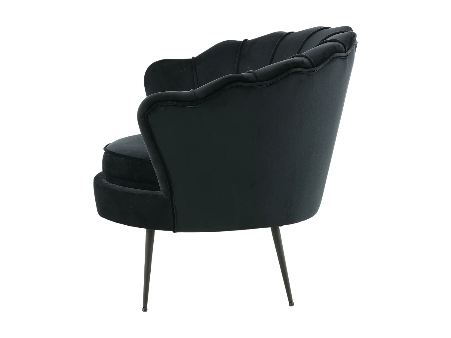 Fauteuil CALAIS AC 1NOS 83x77x45 Zwart