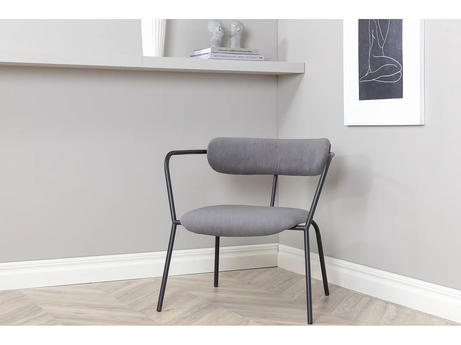 Fauteuil DUFFY AC 1NOS 55x66x95 Grijs