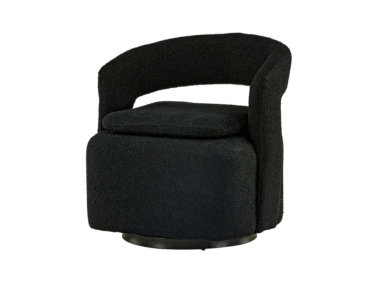 Fauteuil LAUREL AC 1NOS 69x72x75 Noir