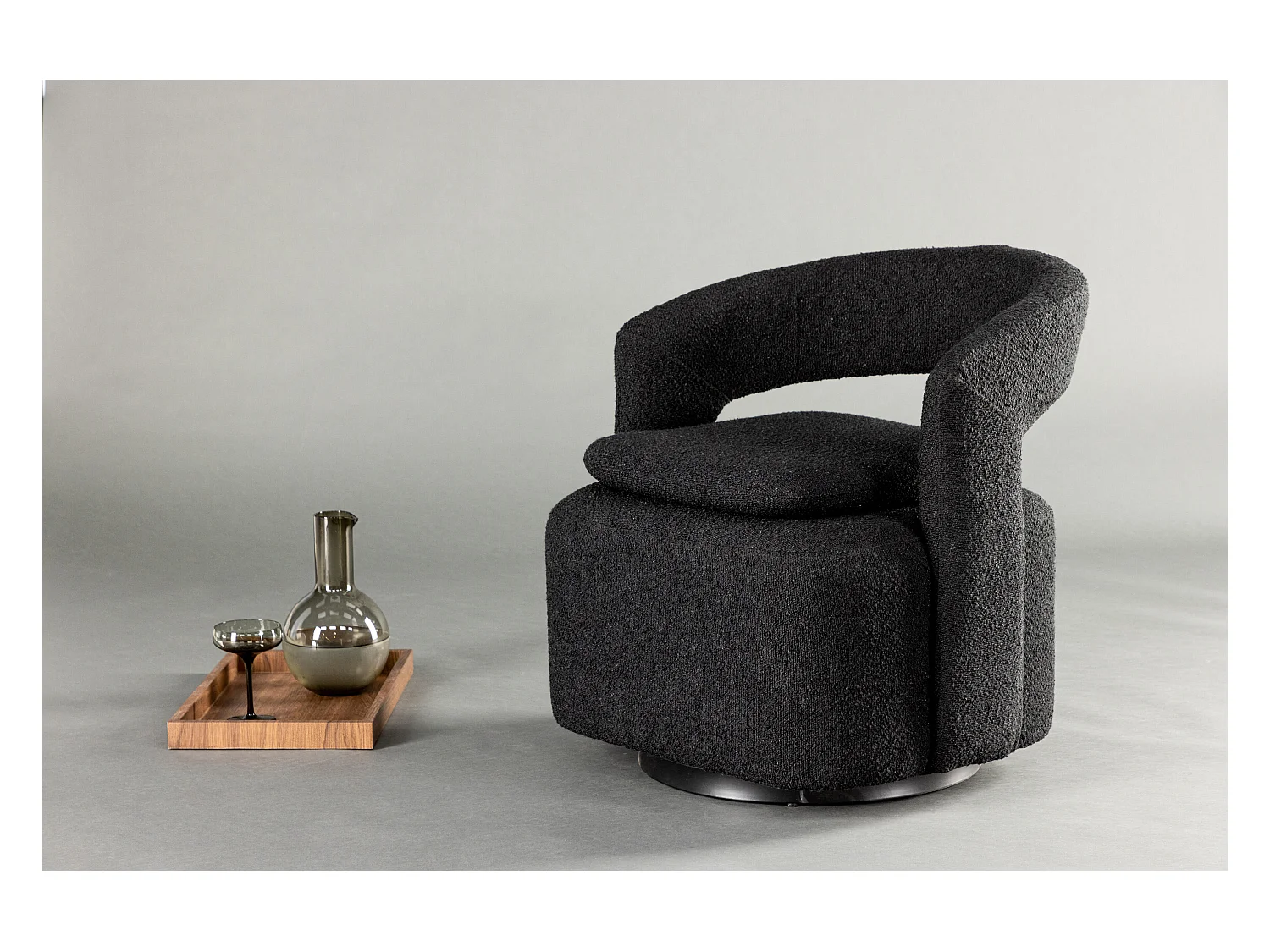 Fauteuil LAUREL AC 1NOS 69x72x75 Noir