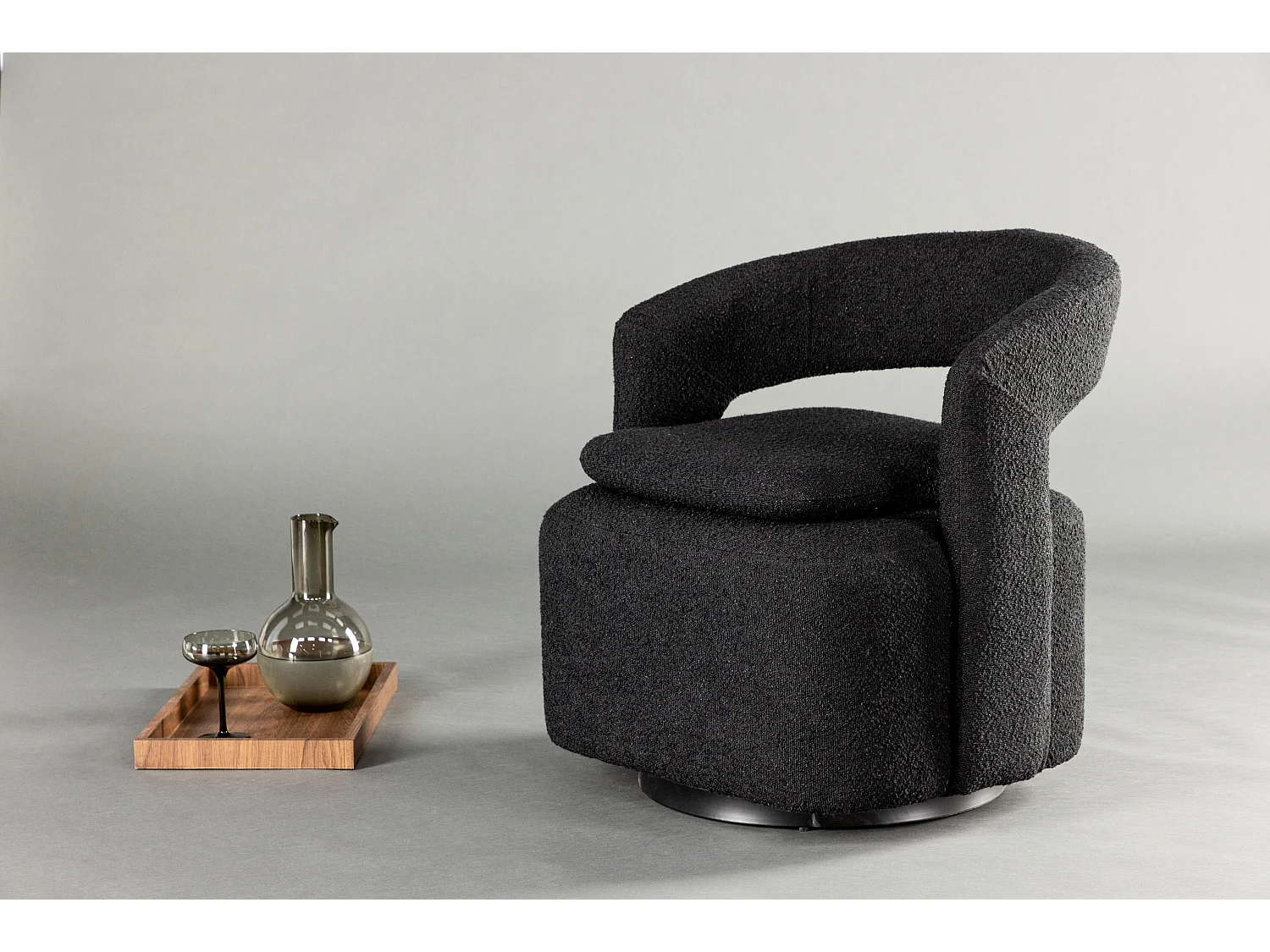 Fauteuil LAUREL AC 1NOS 69x72x75 Noir