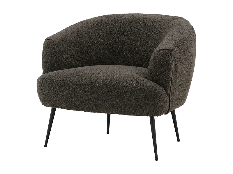 Poltrona DERRY AC 1NOS 70x79x69 Cinzaescuro