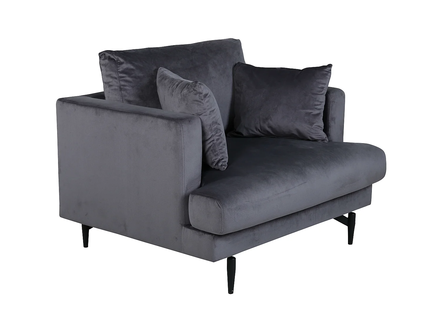Fauteuil SOFIA AC 1NOS 108x91x120 Grisfoncé