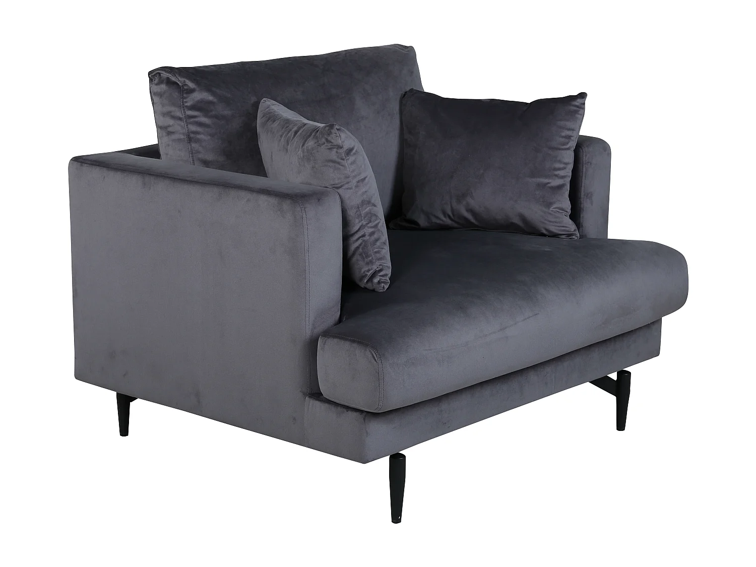 Fauteuil SOFIA AC 1NOS 108x91x120 Grisfoncé