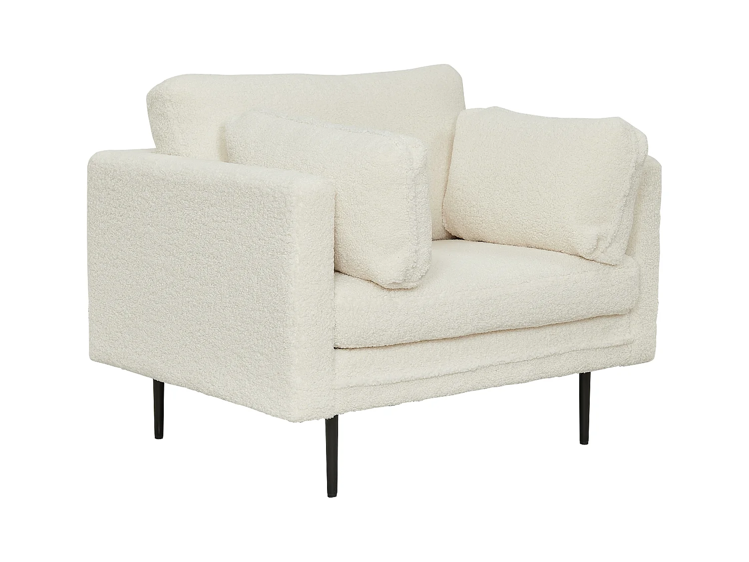 Fauteuil BOOM AC 1NOS 110x86x84 Blanc