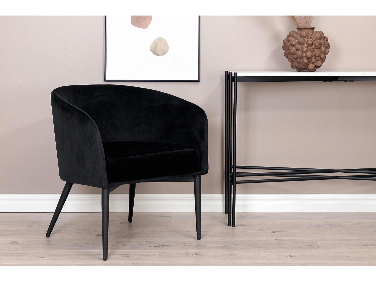 Fauteuil FLUFFY AC 1NOS 83x64x112 Zwart