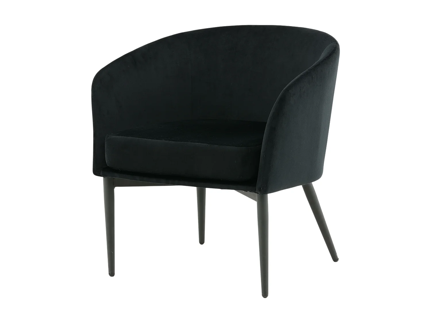 Sessel FLUFFY AC 1NOS 83x64x112 Schwarz