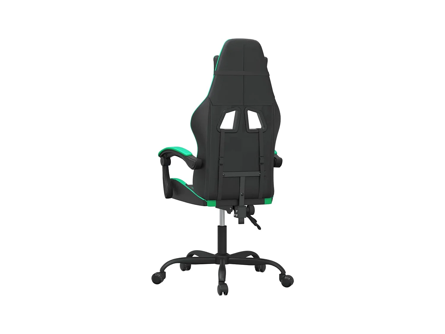 Sedia da Gaming Nera e Verde in Similpelle