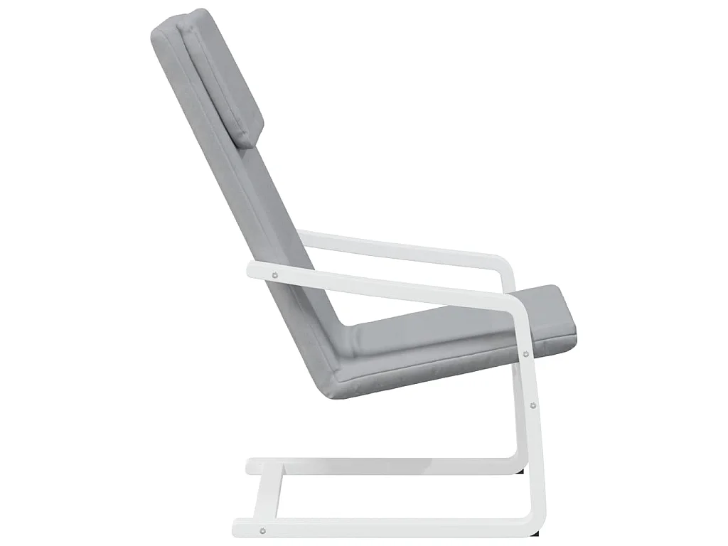 Relaxsessel Hellgrau Stoff