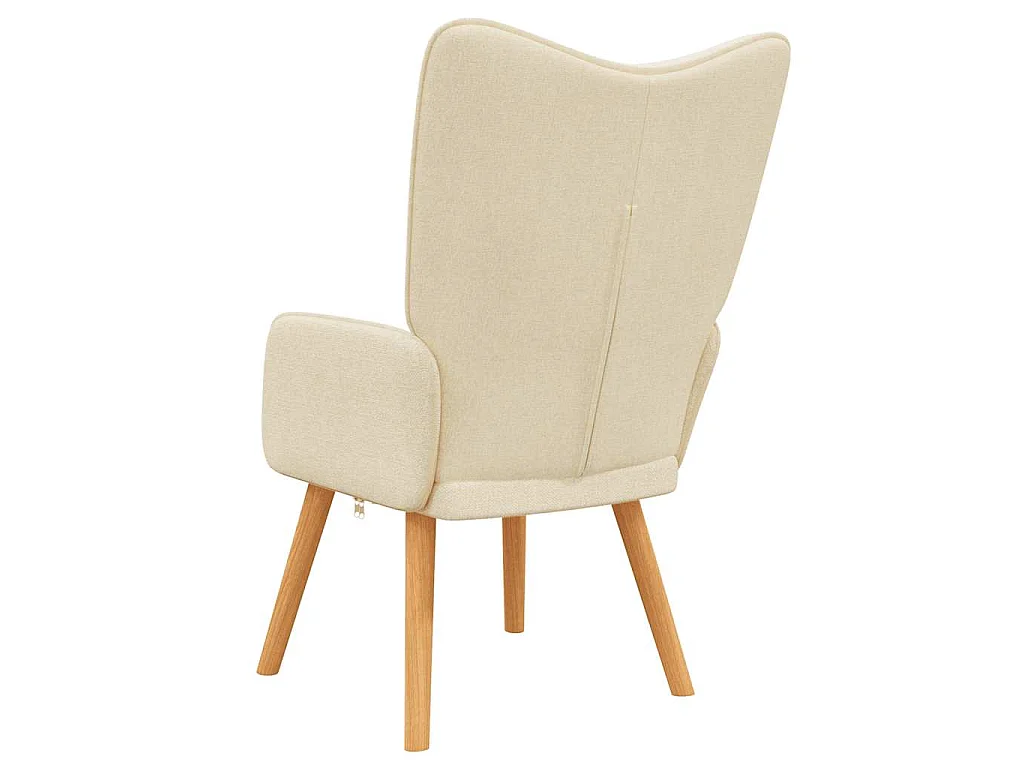 Chaise de relaxation Crème Tissu