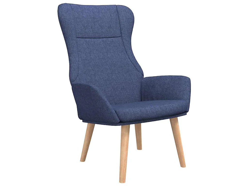Relaxsessel Blau Stoff