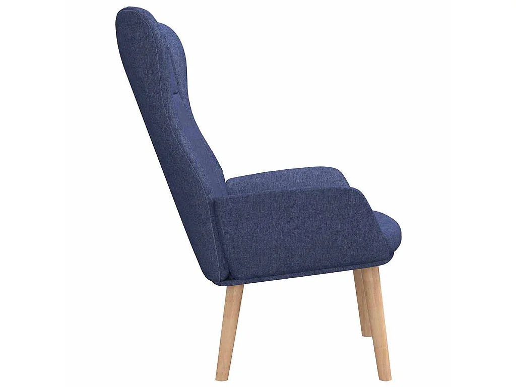Relaxsessel Blau Stoff