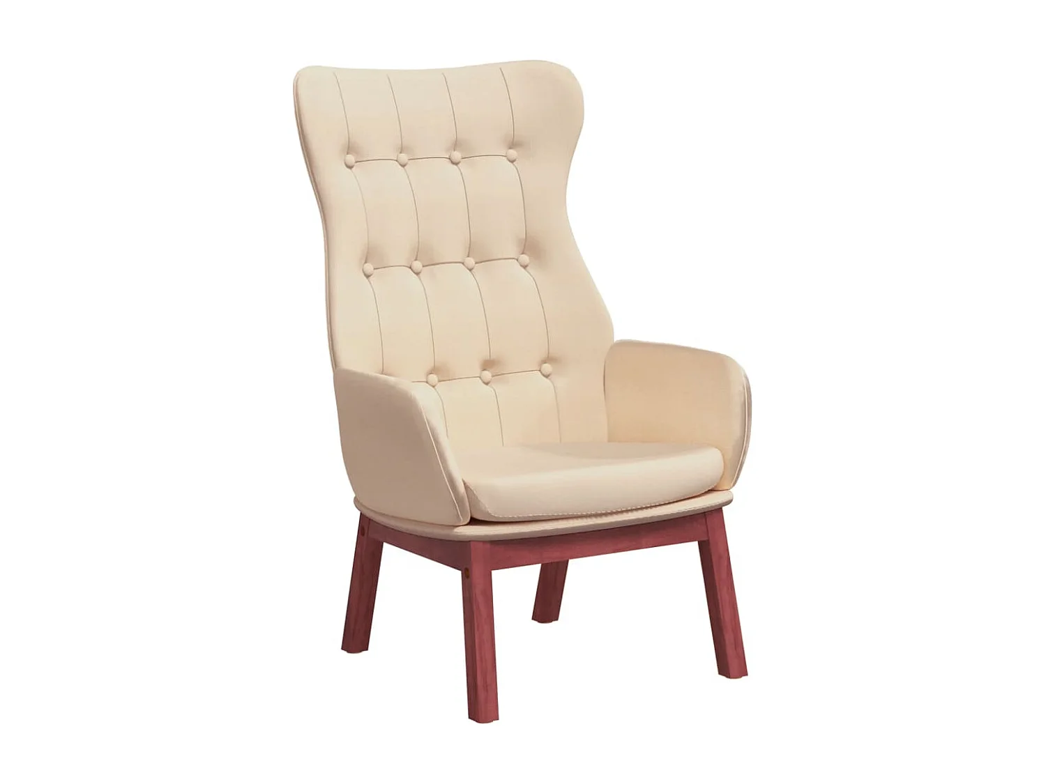 Sedia Relax Crema in Tessuto