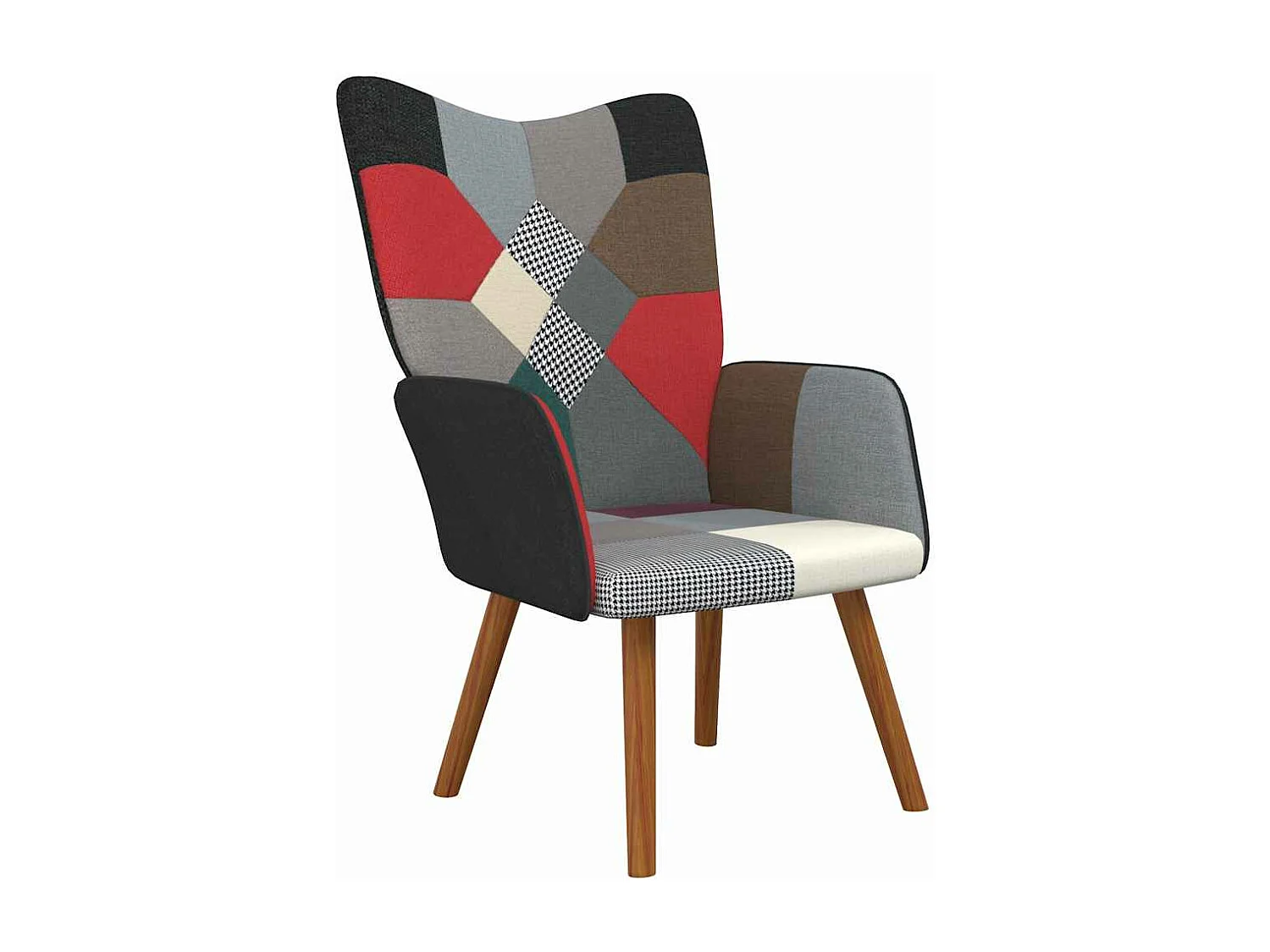 Chaise de relaxation Patchwork Tissu