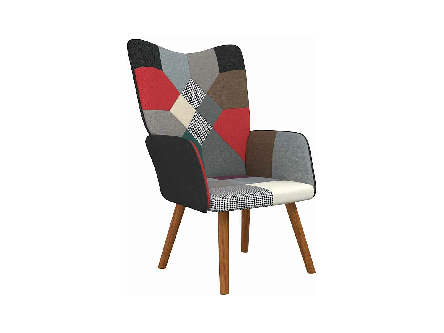 Chaise de relaxation Patchwork Tissu