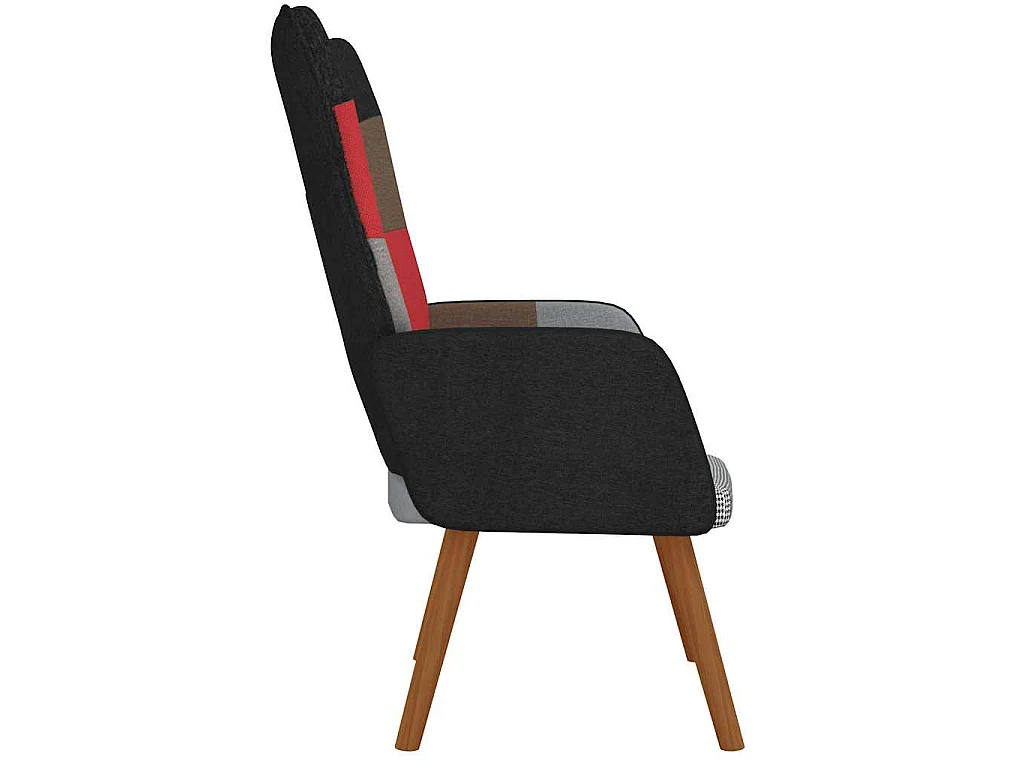 Silla de relajación de tela patchwork