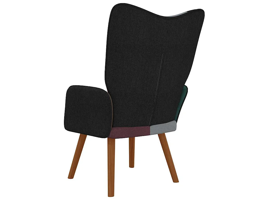Silla de relajación de tela patchwork