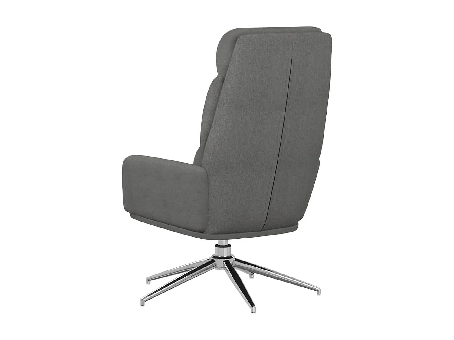 Relaxstoel stof lichtgrijs