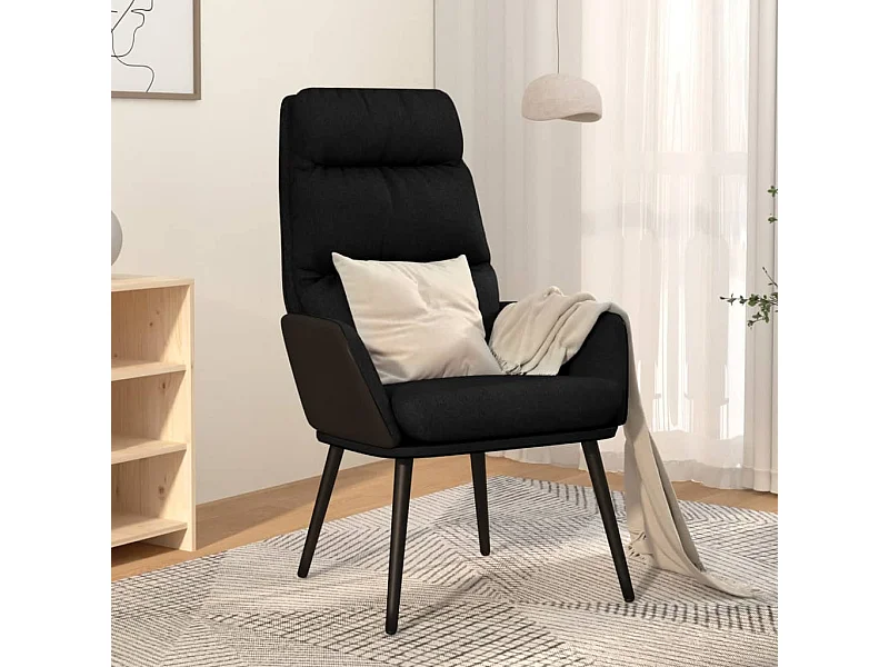 Relaxsessel Schwarz Stoff