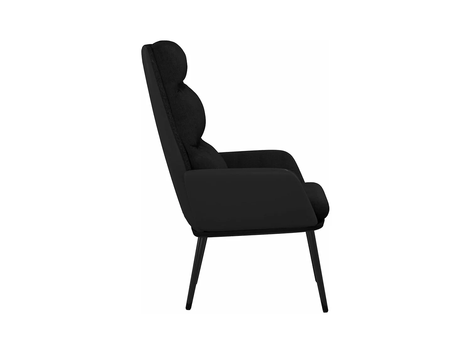 Relaxsessel Schwarz Stoff