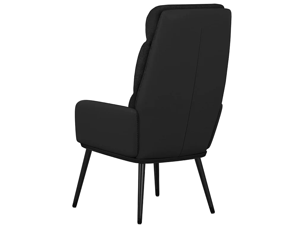 Sillón de relax de tela negro