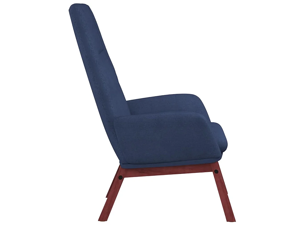 Relaxsessel Blau Stoff