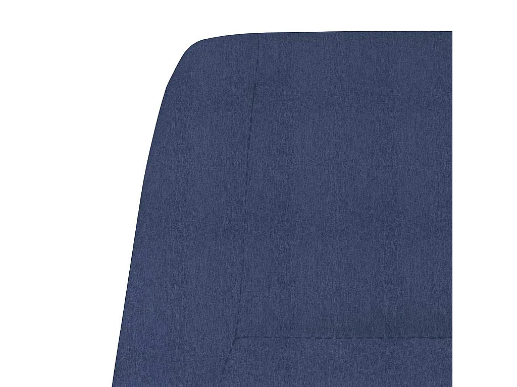 Chaise de relaxation Bleu Tissu