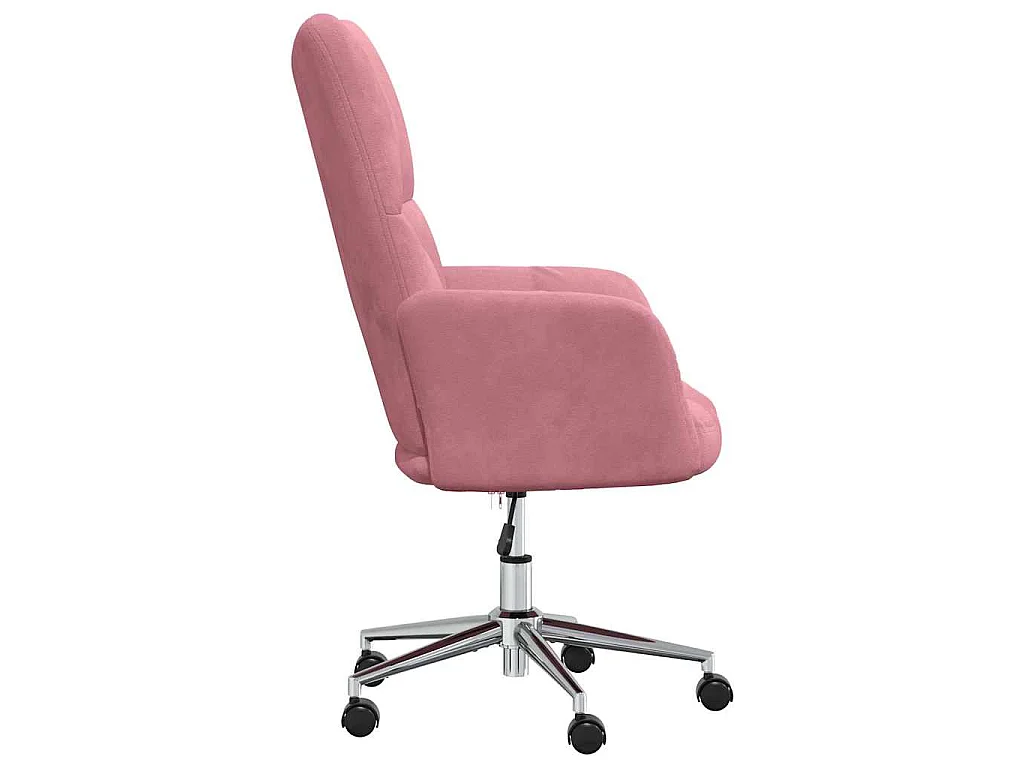 Chaise de relaxation Rose Velours