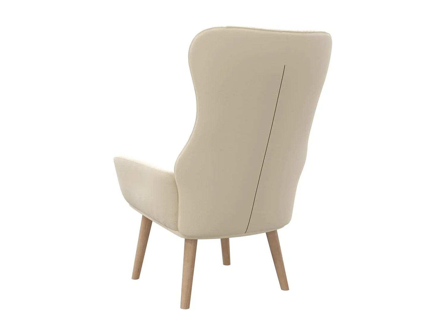 Sedia Relax Crema in Tessuto