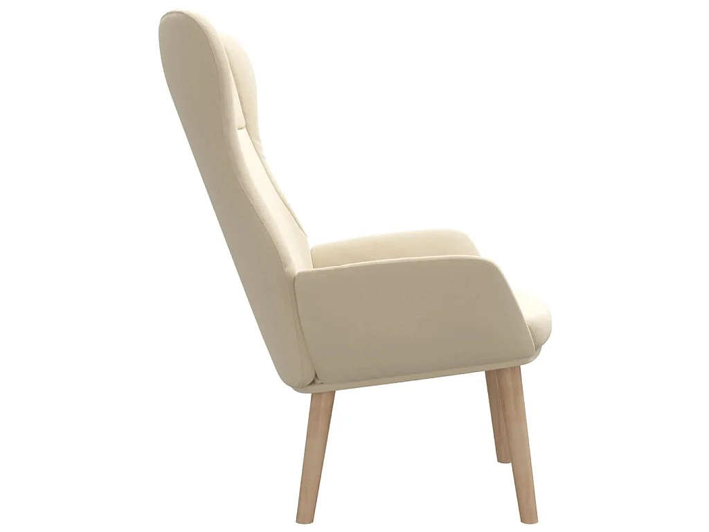 Relaxsessel Creme Stoff